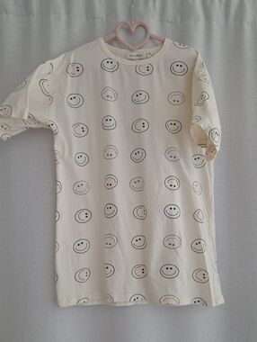 Indy & Pippa Smiles Tee Dress T Shirt 8T
